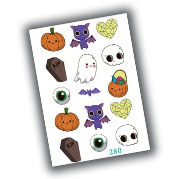 НАКЛЕЙКИ НА ХЭЛЛОУИН ДЕТСКИЕ 7,5Х10,5 N280