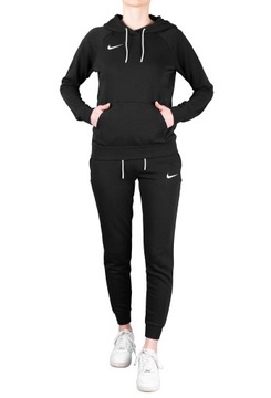 NIKE dres damski BAWEŁNIANY sportowy komplet czarny XS