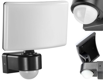 LAMPA ZEWNĘTRZNA LED 30W REGULACJA CZUJNIK RUCHU
