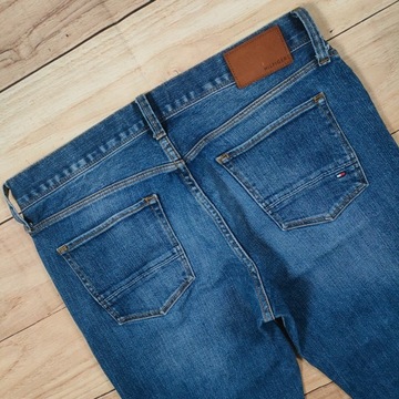 TOMMY HILFIGER Denton Stretch Straight Fit Spodnie Jeans r. 31/36