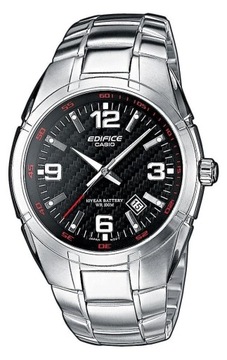 STALOWY MĘSKI WODOSZCZELNY ZEGAREK CASIO EDIFICE EF-125D-1AVEG