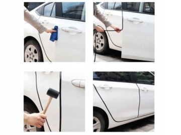 Протектор кромки двери CAR усиленный черный 5м