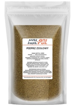 PIEPRZ ZIOŁOWY MIELONY 100g Aromatyczny naturalny