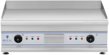 PŁYTA GRILLOWA ELEKTRYCZNA PODWÓJNA GŁADKA STALOWA