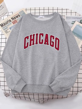 American City Chicago Hoodies Women simple S-XXL H