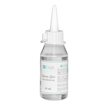 Klej SILIKONOWY szybkoschnący 60ml styropian plast
