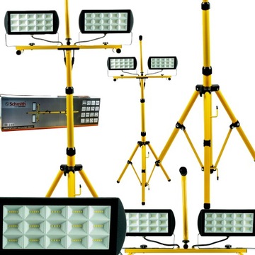 NAŚWIETLACZ halogen lampa 2 x 4500 lm NA STATYWIE