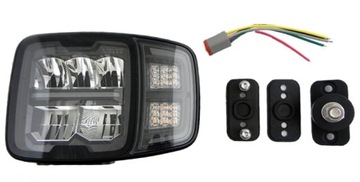 LAMPA REFLEKTOR PRZÓD LEDOWY LEWY KOPARKO-ŁADOWARKI JCB VOLVO CAT MANITOU
