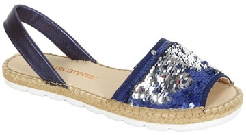 Macarena Sonia4 Jeans/Azul sandały 36