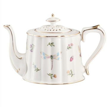 Dzbanek do herbaty porcelanowy 850 ml LEDA IVORY VILLA ITALIA