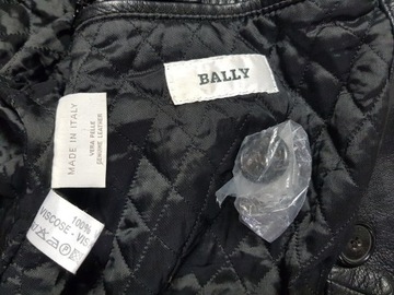 BALLY - Męska Kurtka Skóra roz.54 / XXL - IDEAŁ '