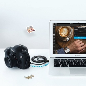 Кабель Mini USB, длинный, 2м, МОЩНЫЙ, 480 Мбит/с