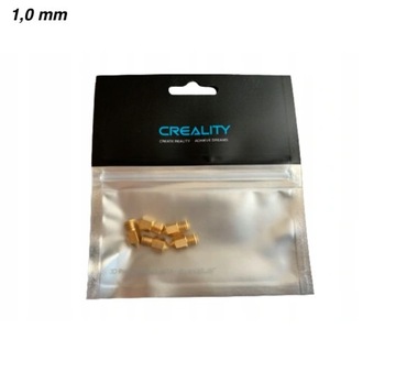 5xOryginalna Dysza Creality 1,0 M6 filament 1,75mm