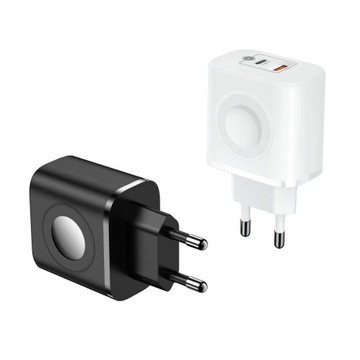 Ładowarka sieciowa YEGER USB USB-C do Apple Watch PD 25W szybka dual port