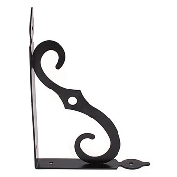 ДЕКОРАТИВНЫЙ УГЛОВОЙ КРОНШТЕЙН ДЛЯ ПОЛКИ 190Х240Х25 ММ