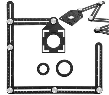 SZABLON WZORNIK ZNACZNIK OTWORÓW PŁYTEK KĄTOWNIK