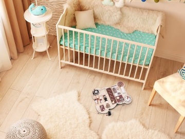 РАЗВИВАЮЩАЯ ИГРУШКА ДЛЯ РАЗВИТИЯ ЛОВКИ РЕБЕНКА СЕНСОРНАЯ ДОСКА МИШКА