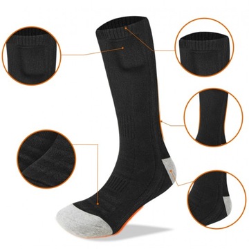 5000mAH PODGRZEWANE SKARPETY ELETKRYCZNE GETRY ZIMOWE OGRZEWACZE TERMICZNE