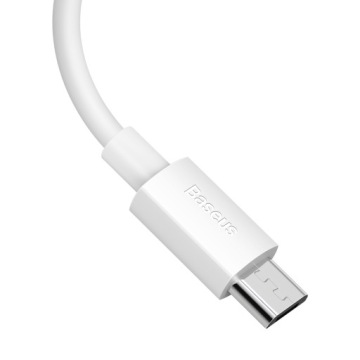 Baseus Wisdom 2.1A 1.5m micro USB кабель белый 2шт