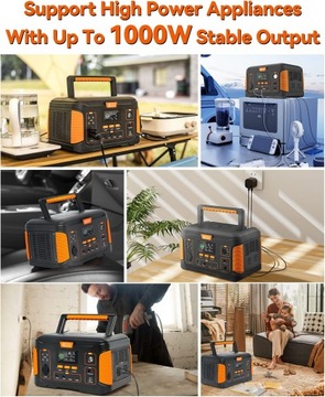 Аварийная электростанция Energy Bank FlashFish J1000Plus 1000 Вт 932 Втч
