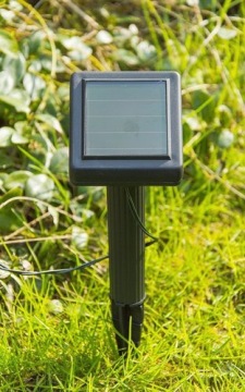 СОЛНЕЧНАЯ САДОВАЯ ГИРЛЯНДИЯ ПРОЗРАЧНЫЕ ШАРЫ 3000К 10xLED IP44 POLUX