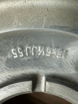 4× DISK HLINÍK HONDA OE ACCORD 6 6.5" X 16" 4X114.3 ET 55