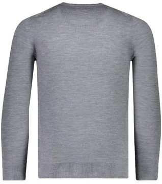 CALVIN KLEIN Superior Wool Crew Neck Sweater 100% wełna Regular Fit M