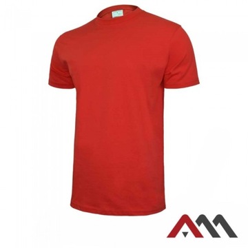 t-shirt Koszulka robocza bawełniana czerwona M
