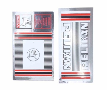 Naklejka Rowerowa Romet Pelikan 160x100mm Wielobarwna KAT-W1