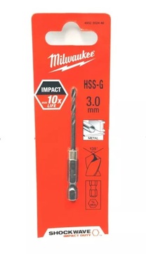 WIERTŁO MILWAUKEE HSS-G 3.0 MM
