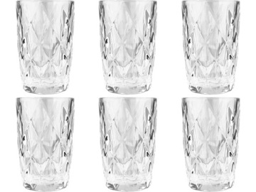 Komplet Szklanek Szklanki 300ml ELISE CLEAR - 6szt