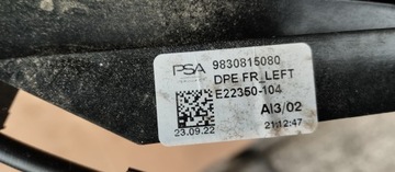 MECHANIZMUS OKNO DVEŘE LEVÝ PŘEDNÍ PEUGEOT 308 III T10 9830815080
