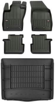 Set 3D Koberce a rohož do kufru Fiat Tipo hatchback od roku 2016