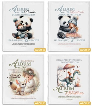 Большое фото АЛЬБОМ ЭКО КОЖА Год Год Подарок Сувенир 180 фото наклеены