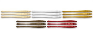 LIBRA LURES Dying Worm 7cm MIX 12szt bez zapachu