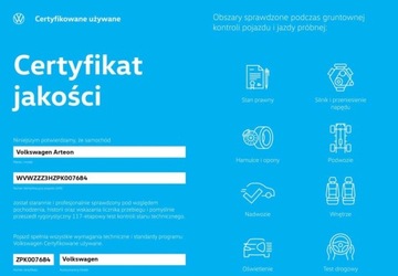 Volkswagen Arteon Fastback Facelifting 2.0 TDI SCR 150KM 2023 Volkswagen Arteon Elegance, FV23, GPS, ACC, ergoComfort, DSG, Podgrzewane, zdjęcie 4