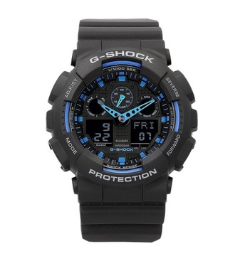 WSTRZĄSOODPORNY ZEGAREK CASIO G-SHOCK GA-100-1A2