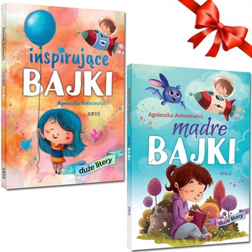 INSPIRUJĄCE i MĄDRE bajki 2w1 DUŻE WYDANIE A4 Greg