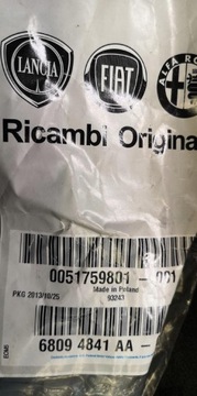 FIAT PANDA PŘÍVOD CHLADIČŮ VODY 51759801 ORIG.