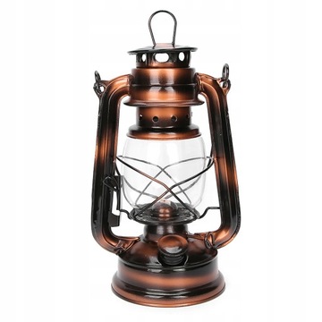 LAMPA NAFTOWA Z UCHWYTEM DUŻA 24CM LATARENKA