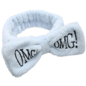 W42 OPASKA DO WŁOSÓW KOSMETYCZNA MIĘKKA OMG MAKEUP