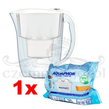 Dzbanek filtr Aquaphor Amethyst biel Maxfor Plus