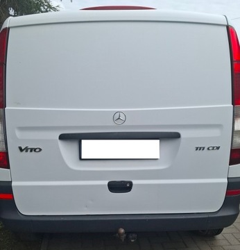 MERCEDES VITO VIANO W639 639 03- KOMPLETNÍ VÍKO KUFRU ZADNÍ BEZ REZU