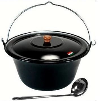 Венгерский казан 20 л FIRE 40 ковш, штатив 120 см