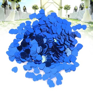 Свадебное оформление стола Металлическое конфетти с точками