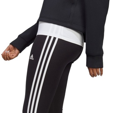 Legginsy adidas Essentials 3-Stripes High-Waisted Single Jersey IC7151 XS