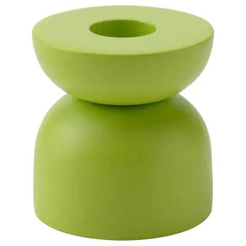 ŚWIECZNIK ZIELONY NISKI 6 cm NA TEALIGHT ŚWIECZKI