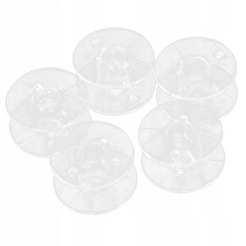 7x5 . Przezroczyste plastikowe szpulki do maszyn
