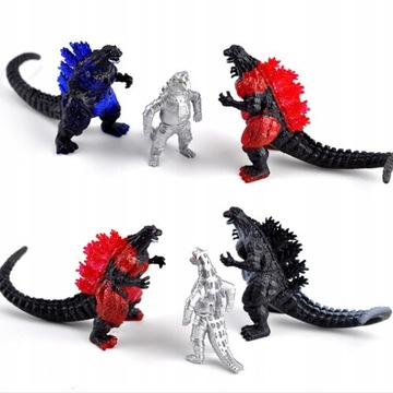10 шт., модель фигурки Годзиллы из ПВХ Gojira