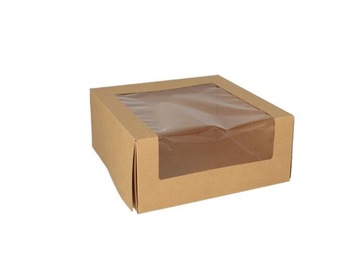 Pudełko tekturowe 10x23x23cm na ciasto Papstar 1szt.